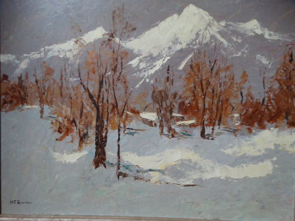 M.F. Godfrey: Snowy Mountains, Winter Trees