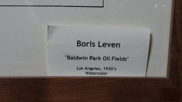 Boris Leven: Baldwin Park Oil Fields P2273