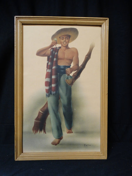 Pair of Telo Mexican Lithographs