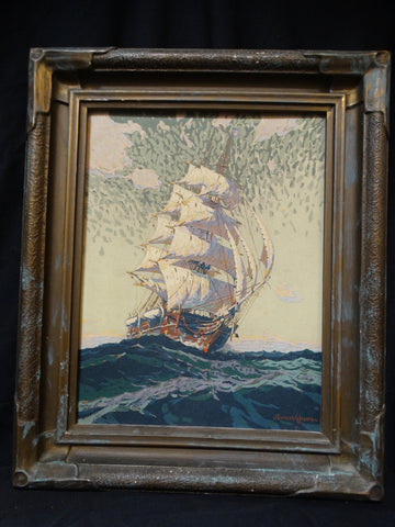 Joe Duncan Gleason: Sailing Ship P2300