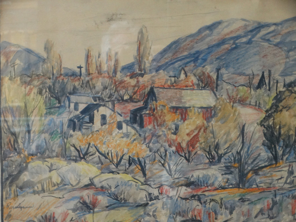 Desert Watercolor by Howell Rosenbaum P2317 – Early California Antiques ...