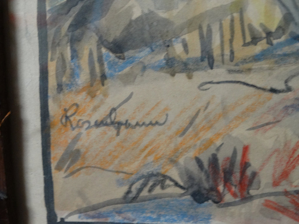 Desert Watercolor by Howell Rosenbaum P2317 – Early California Antiques ...