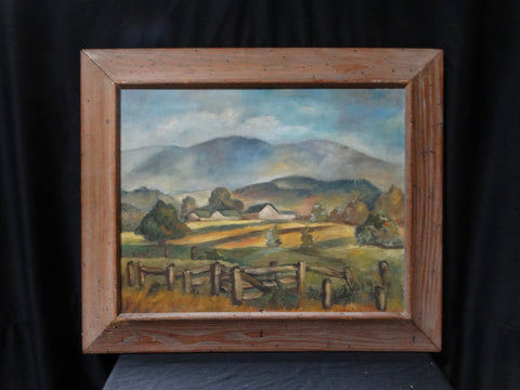 Unsigned: Farm Landscape P2322