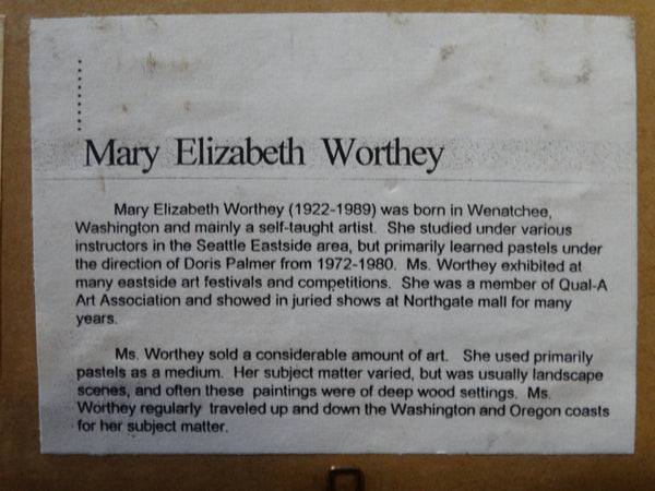 Mary Elizabeth Worthey: Forest Grove