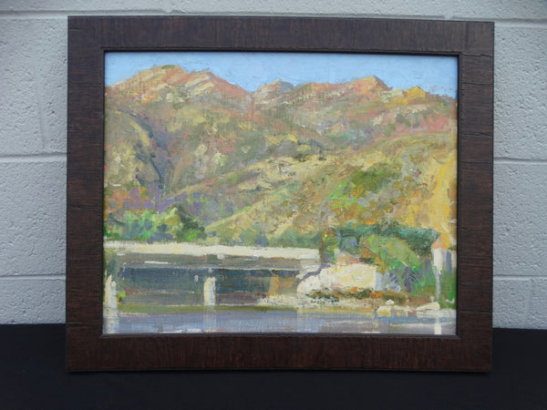 Unsigned Londraville: Landscape with Bridge