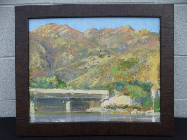 Unsigned Londraville: Landscape with Bridge