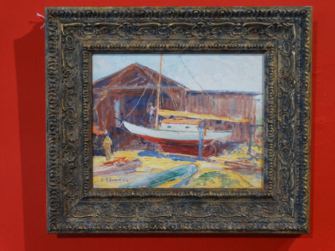Mabel Sumerlin: Boat in Dry Dock