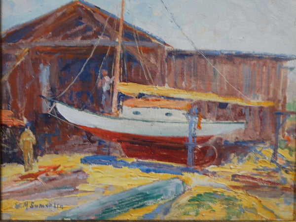 Mabel Sumerlin: Boat in Dry Dock