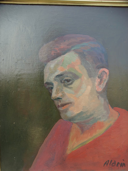 Anders Aldrin: Man in a Red Sweater c 1940