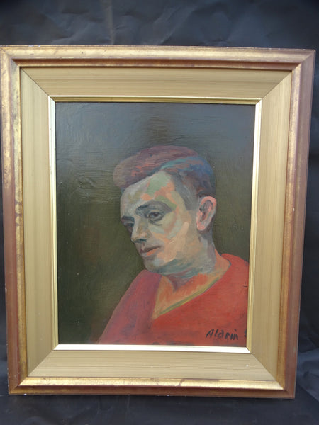 Anders Aldrin: Man in a Red Sweater c 1940