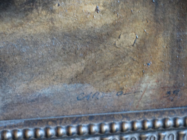 Carl Hugo Beetz: Man, Blue Shirt, Sitting on Bench