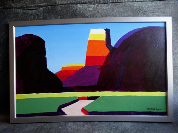 Conrad Buff - Monument Valley - Oil on Board P2579