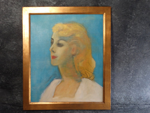 Channing Peake - Portrait of His Mistress - My Beautiful Linda 1959 - Oil on Canvas P2605
