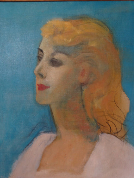 Channing Peake - Portrait of His Mistress - My Beautiful Linda 1959 - Oil on Canvas P2605