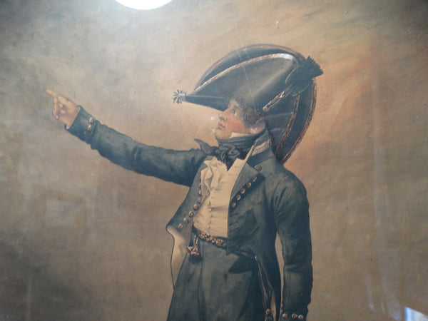 Denis Dighton (1792 – 8 August 1827) British Naval Officer in Blue Short Coat Watercolor P2640