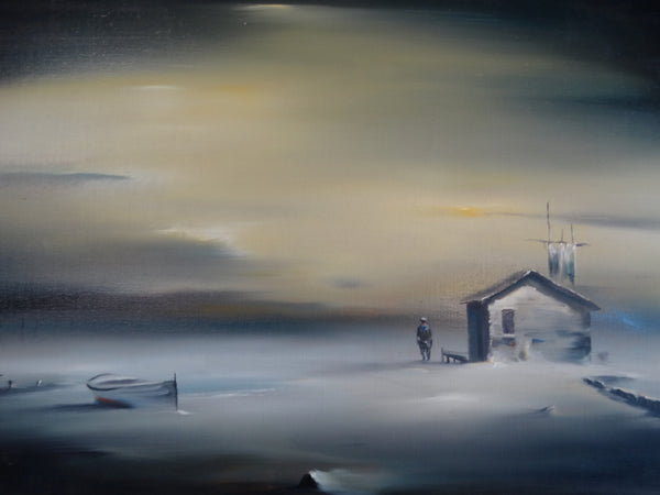 Robert Watson Oil on Canvas - Descent of Night - P2671