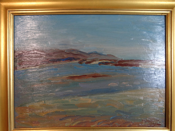 Anders Aldrin Bay View / Inlet Oil on Board 1943 P2731