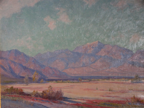 Gordon Coutts  (1869-1937) - Desert Plein Air circa 1920s - Oil on Canvas P2844