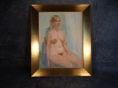 Albert J Londraville Seated Nude - Blonde Woman - 1960s P2831