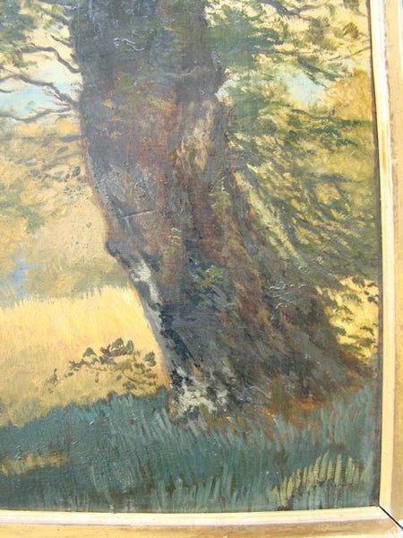 Unsigned California 19th Century Plein Air Oil on Board P284