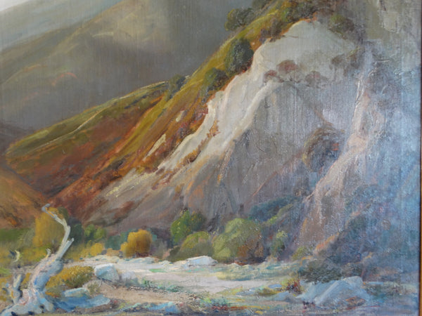 Edith Maude Miller 1889-1964- Tujunga Canyon - Oil on Canvas 1930s P2840