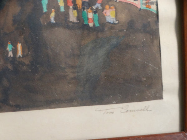 Tom Conwell - Circus In Town - Watercolor - circa 1950 P2857