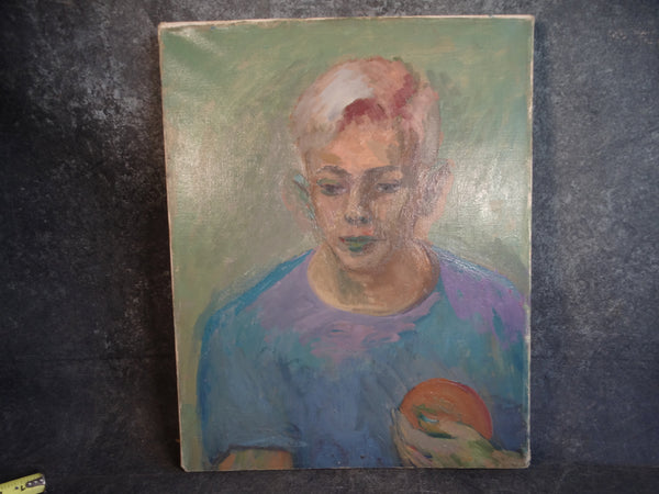 Anders Aldrin- Portrait of a Young Man, Pete Vincent -  Oil on Canvas P2866