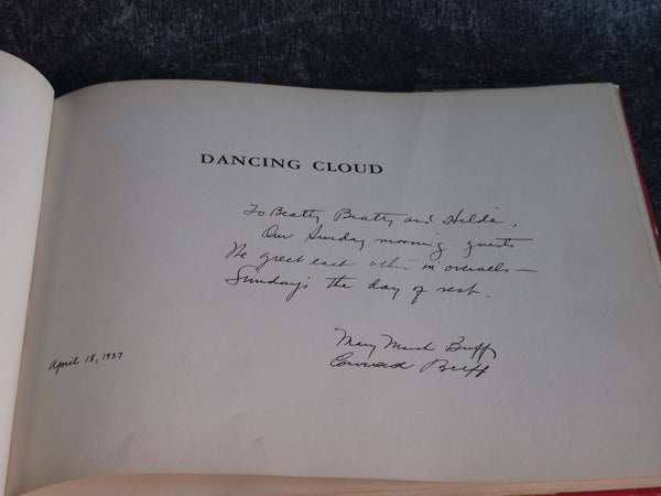 Dancing Cloud Book - 1st Edition, Signed by Mary & Conrad Buff P2925