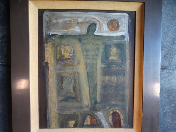 Panos Ghikas (1917-2012) - Abstract- Egg Tempera on Board- c 1959 P2967