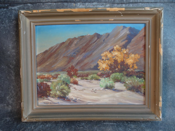 Joane Cromwell - Indian Reservation - circa 1930s Oil on Board P2971