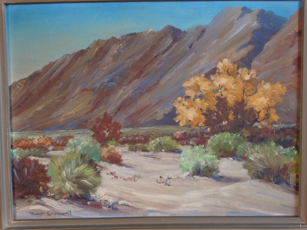 Joane Cromwell - Indian Reservation - circa 1930s Oil on Board P2971
