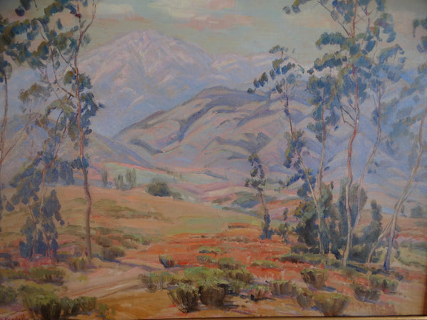 Marie Boening Kendall  - California Mountain View Oil on Canvas P2995