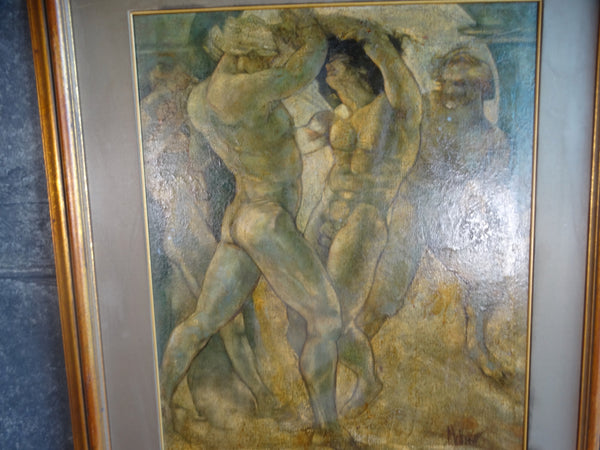 Russell Dale Moffett (1899-1984) - Male Nude Study 1973 P3001