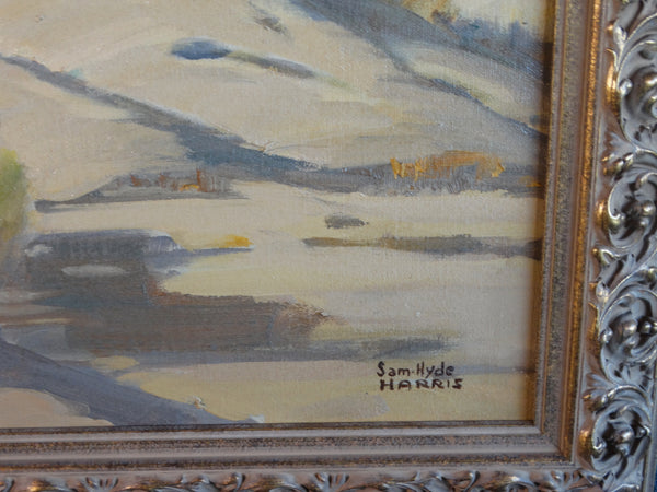 Sam Hyde Harris Desert Scene circa 1930 Oil on Canvas P3008