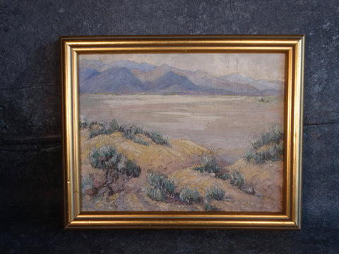 Desert Scene - Oil on Canvas c 1935 P3027