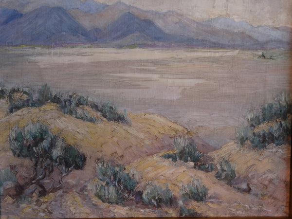 Desert Scene - Oil on Canvas c 1935 P3027