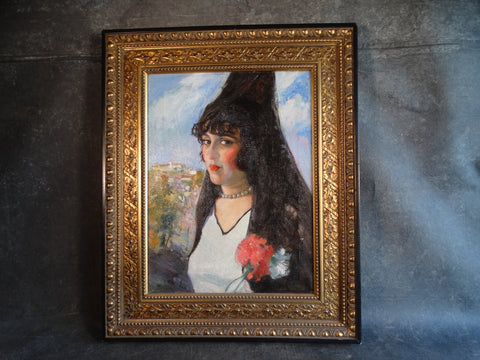 Señorita- Oil on Canvas - P3049