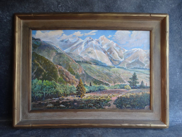 High Sierra - Oil on Canvas By William J Bryannt P3060