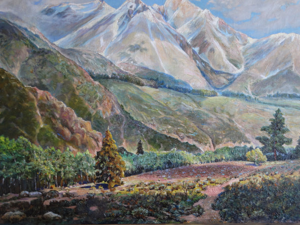 High Sierra - Oil on Canvas By William J Bryannt P3060