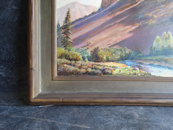 William Joseph Brown (1865-1949) - River Bend - Oil on Canvas P3061