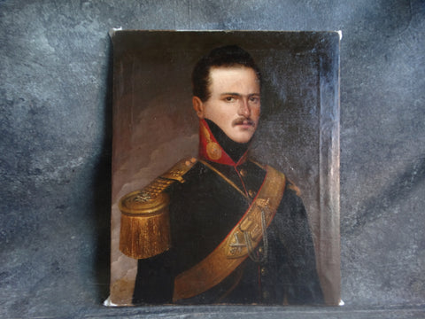 Russian School c 1820- Portrait of a Young Imperial Artillery Officer - P3084