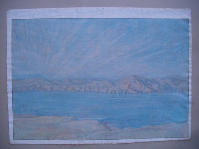 William Louis Carrigan (1868-1939) Watercolor Mt. Tamalpais