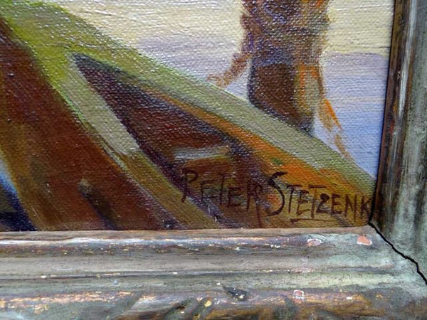 Peter Stetzenko Pirate Painting Oil on Board P453a