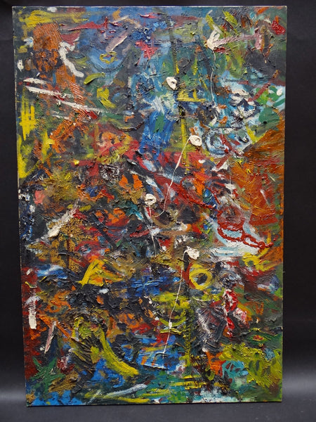 Abstract Oil on Canvas P464