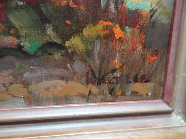 Walt Lee Oil On Canvas “After The Rain”