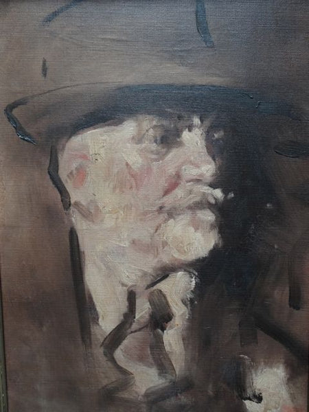 Will Foster Portrait of Paul Thalheimer, 1940s, Oil on Canvas