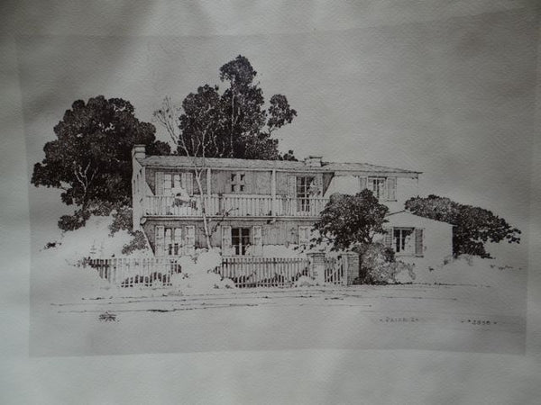 Architectural Rendering Los Angeles Residence 1929