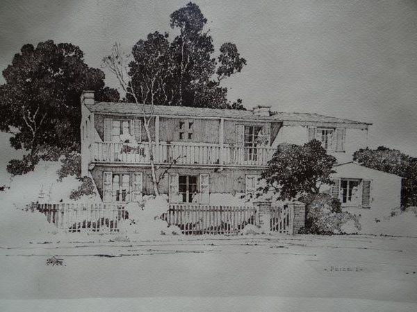 Architectural Rendering Los Angeles Residence 1929