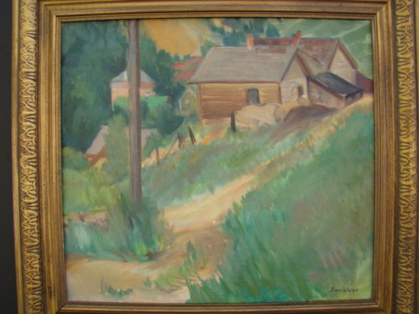 Ruth Danielson-Davis: Hillside, Houses, Telephone Pole