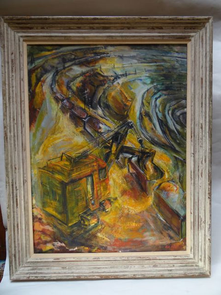 Ruth Erlich Strip Mining Oil on Canvas “Jason’s Fleece” 1959